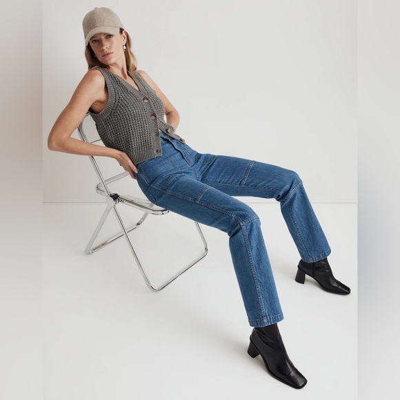 Madewell The 90's Straight Utility Jeans - Picture 2 of 10